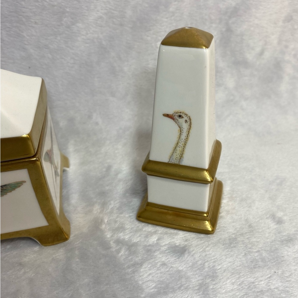 Vintage Villeroy & Boch Classic Collection Charleston Birds Salt/Pepper Sugar - Picture 5 of 14